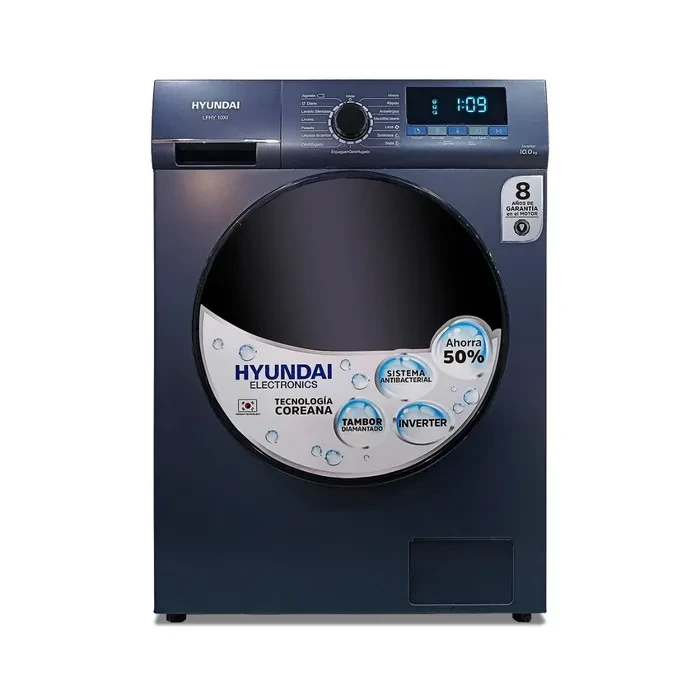 Lavadora Inverter Carga Frontal Capacidad de 10 Kg HYUNDAI